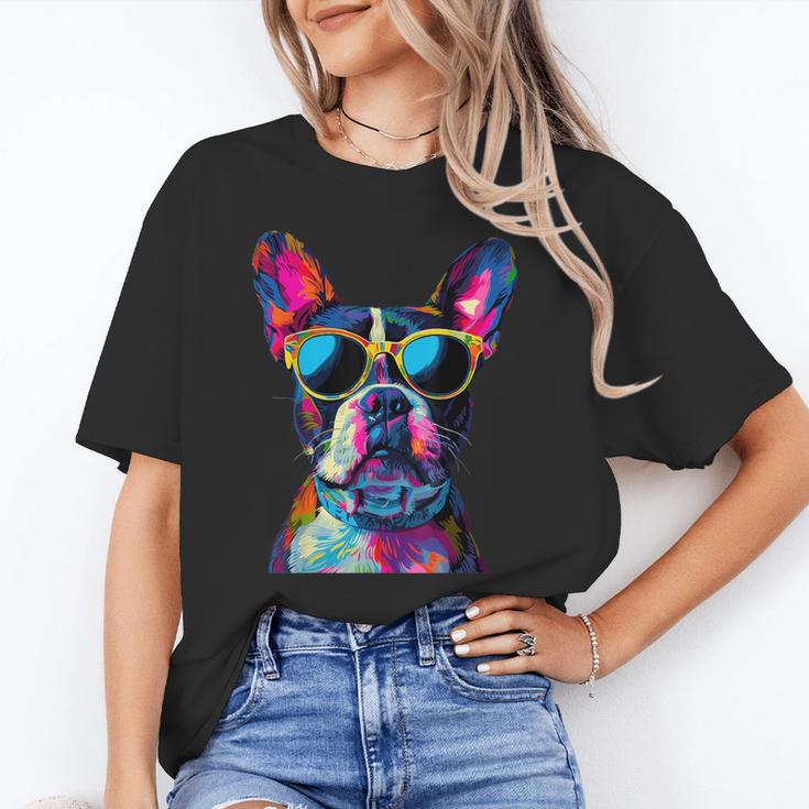 Boston Terrier Lovers Pop Art Boston Terrier Unisex T-Shirt, funny gift