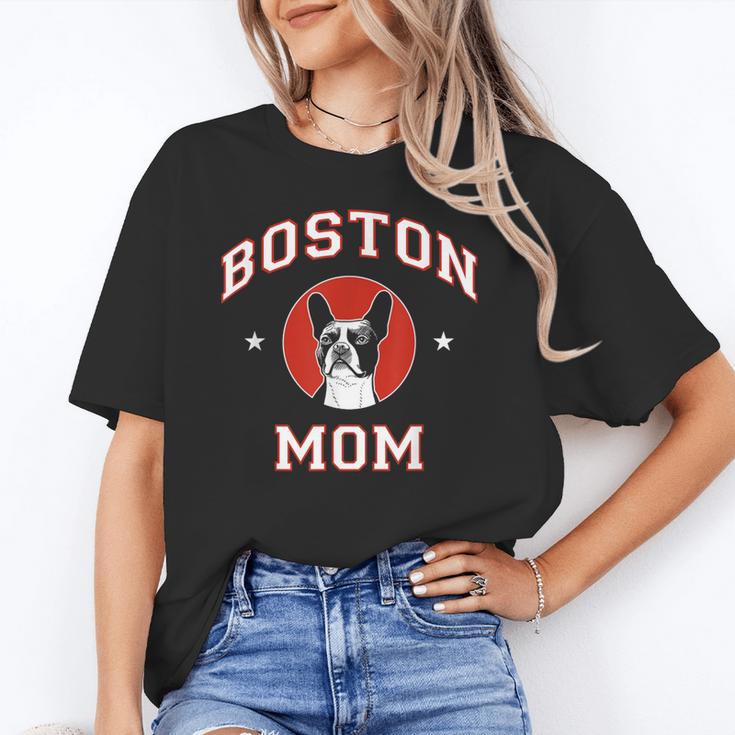 Boston Terrier Mom Dog Mother Unisex T-Shirt, Boston Terrier Mom Shirts, funny gift