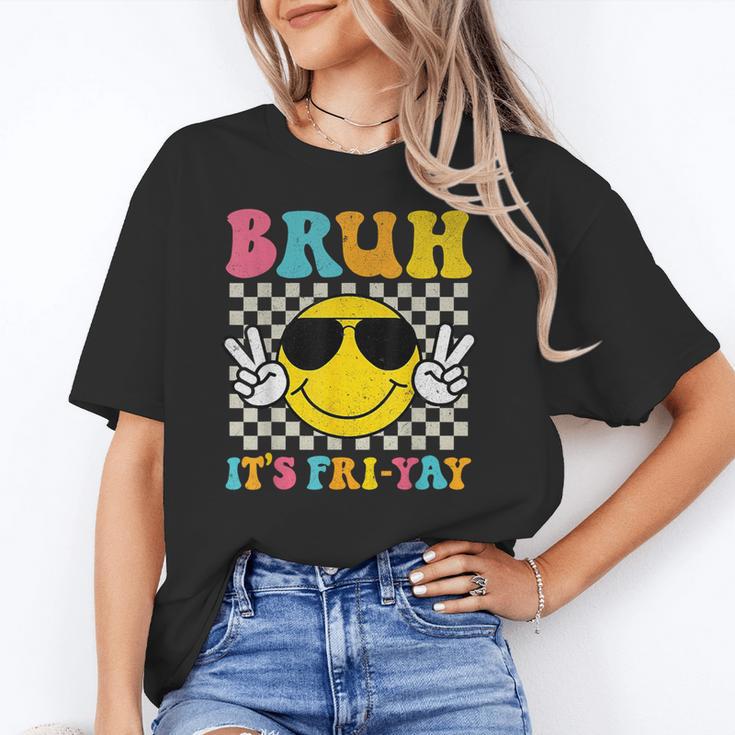 Bruh It's Fri-Yay Friday Weekend Smile Face Teacher Student Unisex T-Shirt, funny gift Bruh It's Fri-Yay Friday Weekend Smile Face Teacher Student Unisex T-Shirt, funny gift