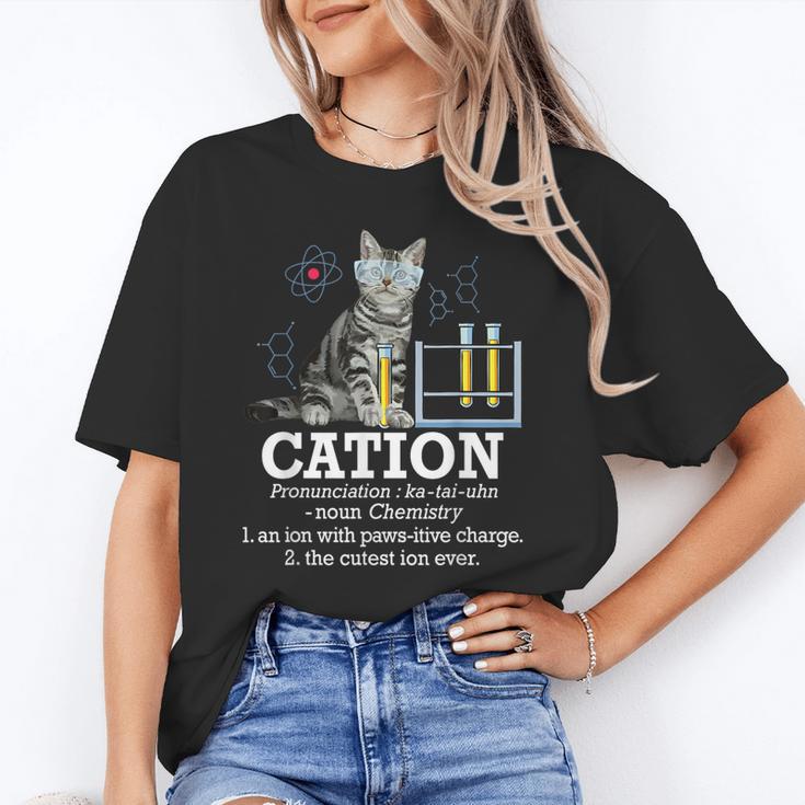 Cation Chemistry Humor Science Teacher Cat Pun Unisex T-Shirt, Science Teacher Shirts, funny gift Cation Chemistry Humor Science Teacher Cat Pun Unisex T-Shirt, Science Teacher Shirts, funny gift