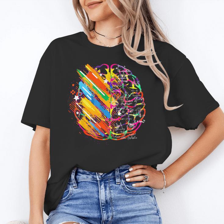 Colorful Brain Art Teacher Artist Painter Student Unisex T-Shirt, funny gift Colorful Brain Art Teacher Artist Painter Student Unisex T-Shirt, funny gift