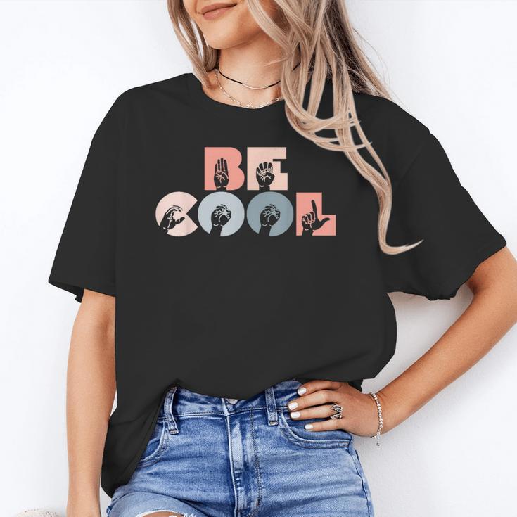 Cool Sign Language ASL Teacher Deaf People ASL Interpreter Unisex T-Shirt, funny gift
