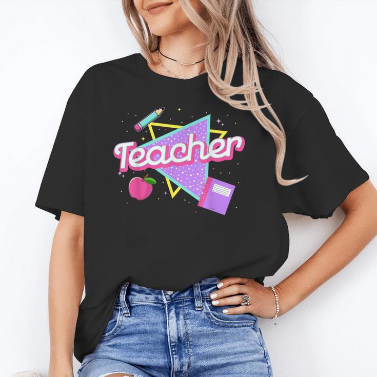 Cute Teacher Shirt 80's 90's Style Retro Old School Teacher For Men Women Unisex T-Shirt, funny gift Cute Teacher Shirt 80's 90's Style Retro Old School Teacher For Men Women Unisex T-Shirt, funny gift