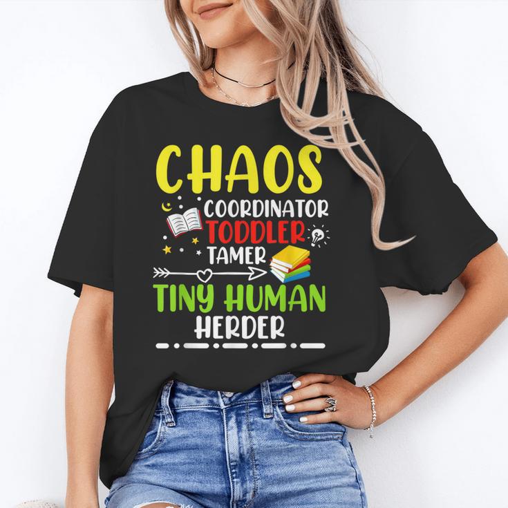 Daycare Teacher School Chaos Coordinator Toddler Tamer For Men Women Kids Unisex T-Shirt, funny gift Daycare Teacher School Chaos Coordinator Toddler Tamer For Men Women Kids Unisex T-Shirt, funny gift