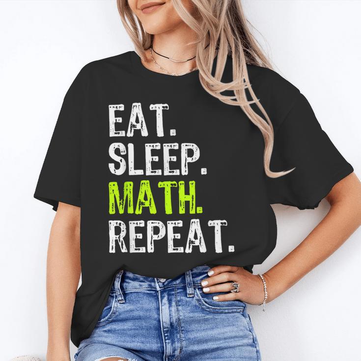 Eat Sleep Math Repeat Teacher Lover Unisex T-Shirt, funny gift Eat Sleep Math Repeat Teacher Lover Unisex T-Shirt, funny gift