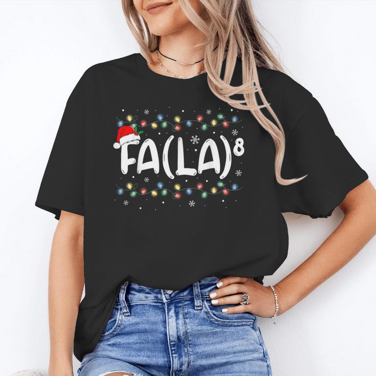 FA LA8 Christmas Santa Fa La Math Teacher Men Women Unisex T-Shirt, funny gift FA LA8 Christmas Santa Fa La Math Teacher Men Women Unisex T-Shirt, funny gift