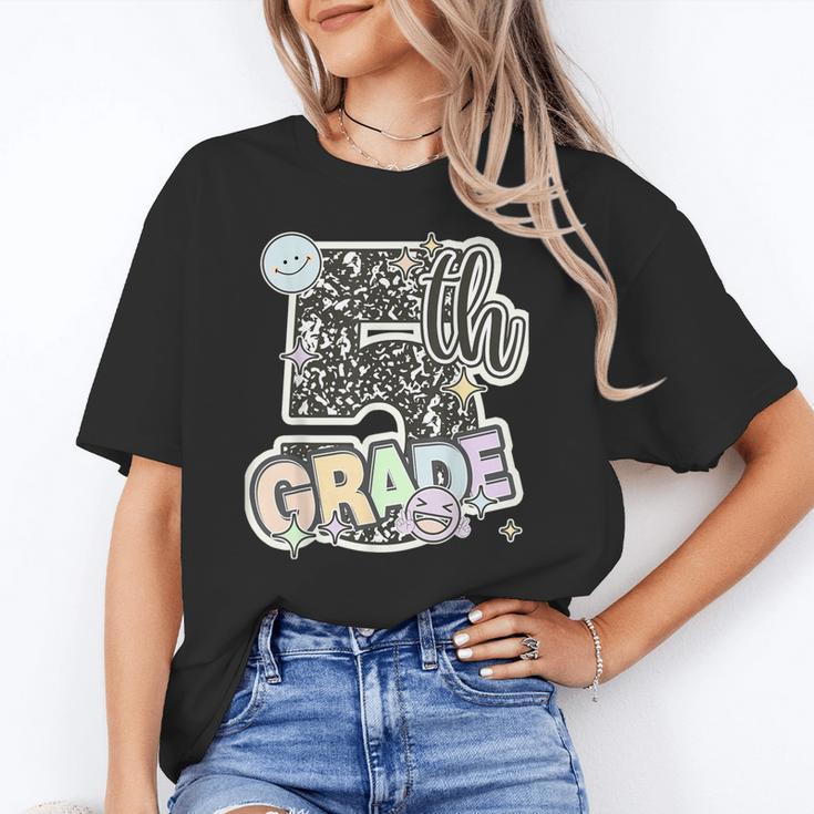 First Day Of Fifth Grade Composition Notebook Teacher Unisex T-Shirt, First Grade Teacher Shirts, funny gift