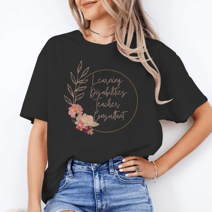 Floral Learning Disabilities Teacher Consultant SPED Teacher Unisex T-Shirt, funny gift Floral Learning Disabilities Teacher Consultant SPED Teacher Unisex T-Shirt, funny gift
