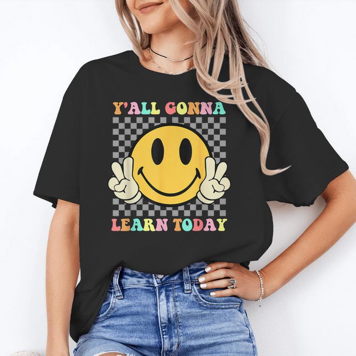 You All Gonna Learn Today Shirt Retro Groovy Teacher Life Unisex T-Shirt, Groovy Teacher Shirts, funny gift You All Gonna Learn Today Shirt Retro Groovy Teacher Life Unisex T-Shirt, Groovy Teacher Shirts, funny gift