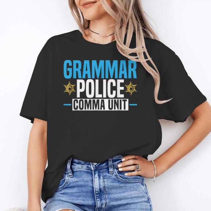 Grammar Police Comma Unit English Teacher Grammar Teacher For Men Women Unisex T-Shirt, English Teacher Shirts, funny gift