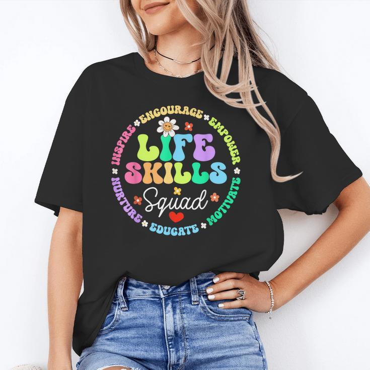 Groovy Life Skills Squad Teacher Special Ed SPED Team Crew Unisex T-Shirt, Groovy Teacher Shirts, funny gift Groovy Life Skills Squad Teacher Special Ed SPED Team Crew Unisex T-Shirt, Groovy Teacher Shirts, funny gift