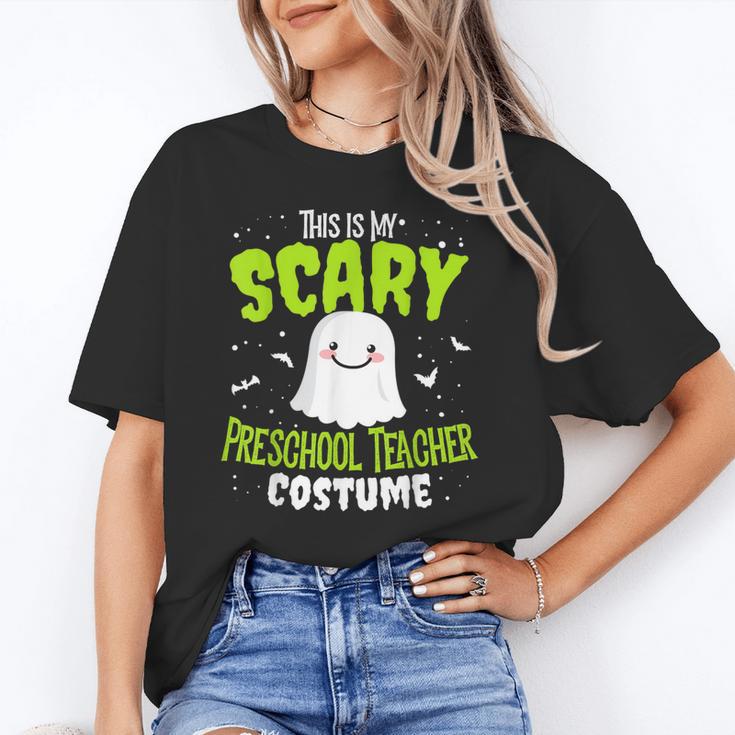 Halloween This Is My Scary Preschool Teacher Custome For Men Women Kids Unisex T-Shirt, funny gift Halloween This Is My Scary Preschool Teacher Custome For Men Women Kids Unisex T-Shirt, funny gift