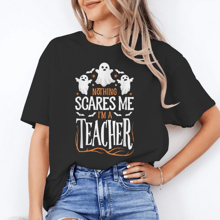 Halloween Teacher Nothing Scares Me Women Men Teachers Unisex T-Shirt, funny gift Halloween Teacher Nothing Scares Me Women Men Teachers Unisex T-Shirt, funny gift