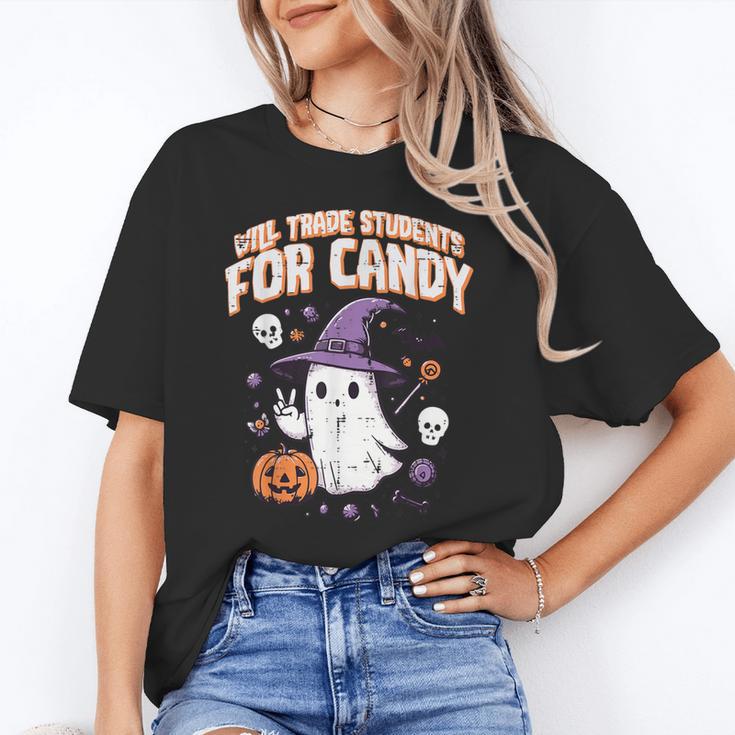 Halloween Teacher Trade Students For Candy Costume Women Unisex T-Shirt, funny gift Halloween Teacher Trade Students For Candy Costume Women Unisex T-Shirt, funny gift