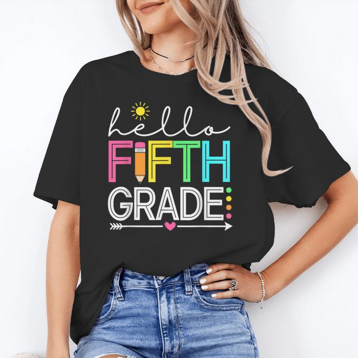 Hello Fifth Grade Teacher Student 5th Grade Back To School Unisex T-Shirt, funny gift Hello Fifth Grade Teacher Student 5th Grade Back To School Unisex T-Shirt, funny gift