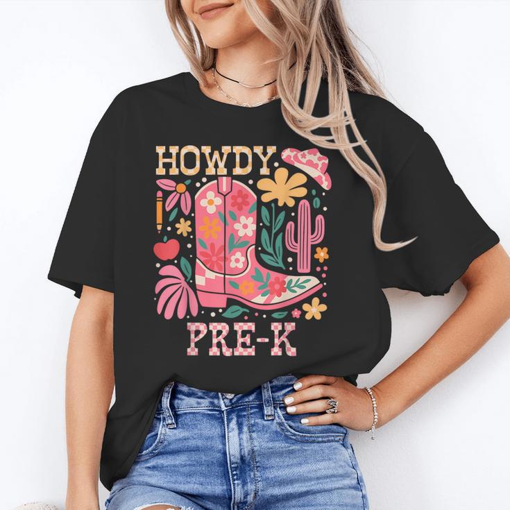 Howdy Pre-K Cowgirls Teacher Back To School Unisex T-Shirt, funny gift Howdy Pre-K Cowgirls Teacher Back To School Unisex T-Shirt, funny gift