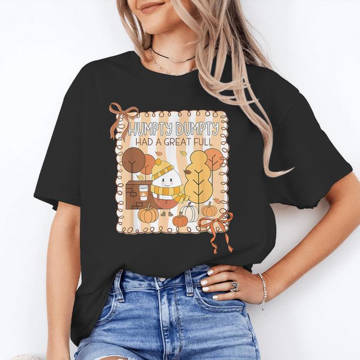 Humpty Dumpty Had A Great Fall Teacher Thanksgiving Autumn Unisex T-Shirt, funny gift Humpty Dumpty Had A Great Fall Teacher Thanksgiving Autumn Unisex T-Shirt, funny gift