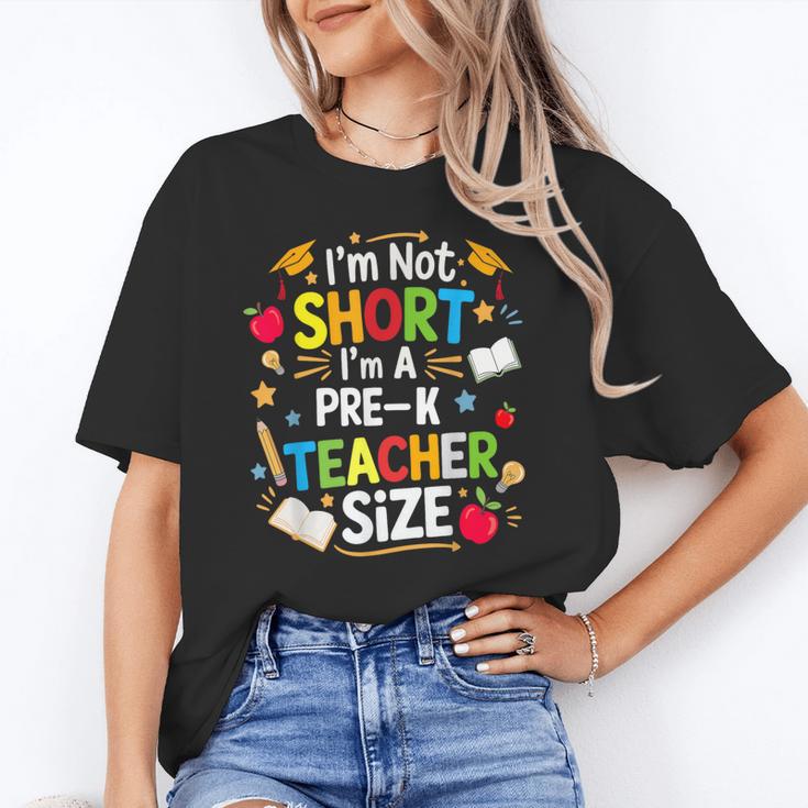 I'm Not Short I'm A Pre-K Teacher Size Back To School Unisex T-Shirt, funny gift I'm Not Short I'm A Pre-K Teacher Size Back To School Unisex T-Shirt, funny gift