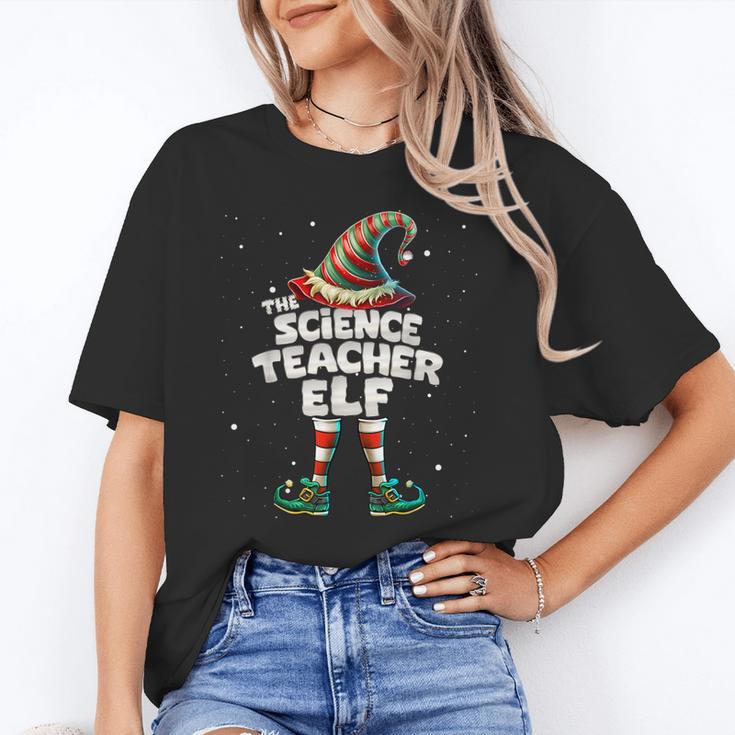I'm The Science Teacher Elf Family Matching Group Christmas Unisex T-Shirt, Science Teacher Shirts, funny gift