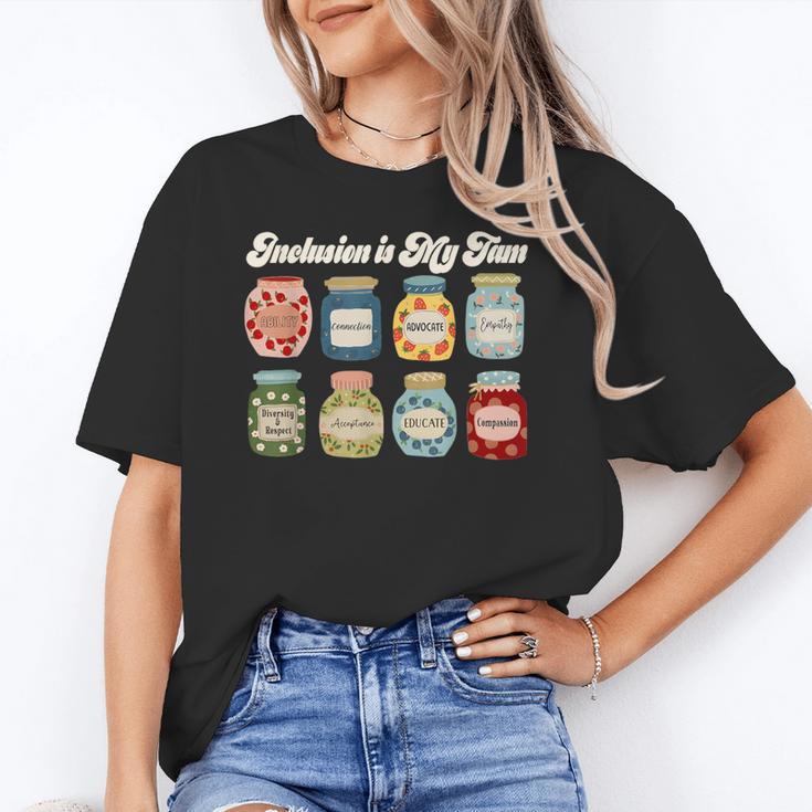 Inclusion Is My Jam Neurodiversity Special Education Teacher Unisex T-Shirt, funny gift