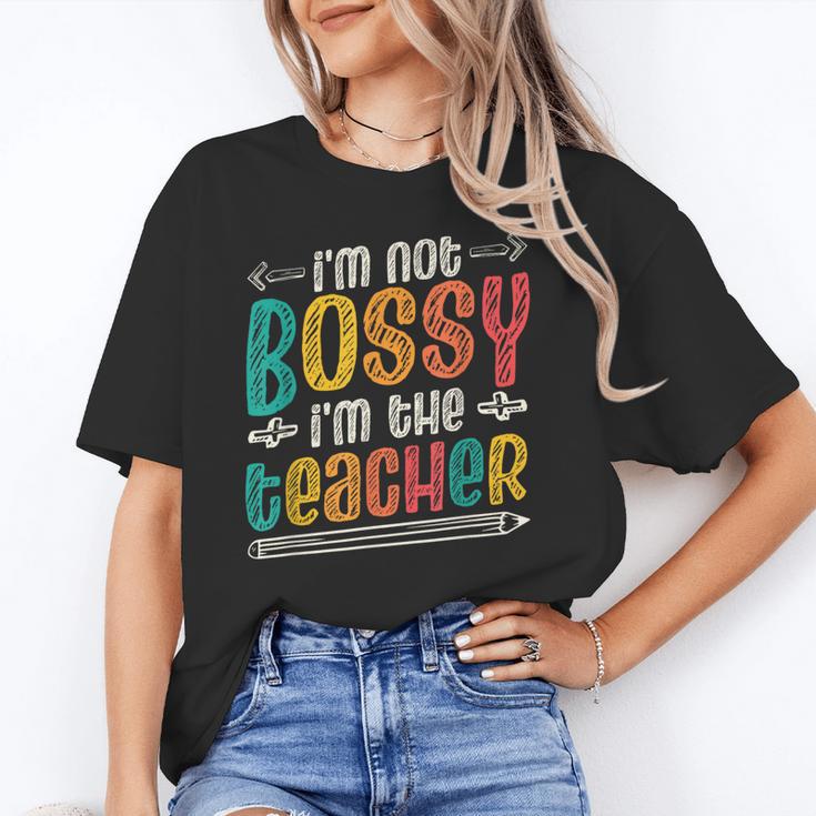 I´m Not Bossy I´m The Teacher Graduation Men Women Unisex T-Shirt, funny gift I´m Not Bossy I´m The Teacher Graduation Men Women Unisex T-Shirt, funny gift
