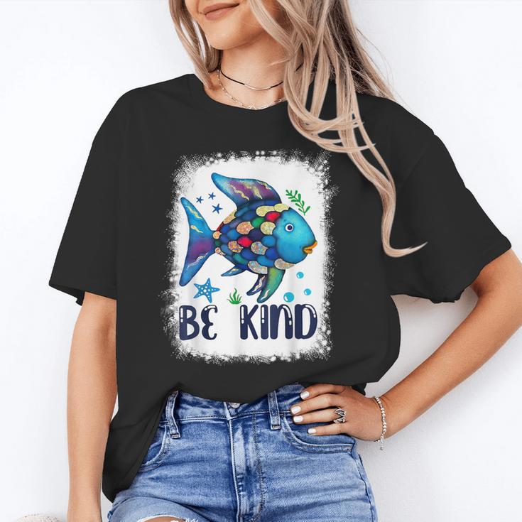 Be Kind Rainbow Fish Teacher Life Back To School Teaching Men Women Unisex T-Shirt, funny gift Be Kind Rainbow Fish Teacher Life Back To School Teaching Men Women Unisex T-Shirt, funny gift