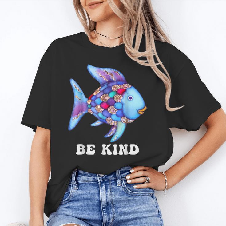 Be Kind Rainbow Fish Teacher Life Teaching Back To School Unisex T-Shirt, funny gift Be Kind Rainbow Fish Teacher Life Teaching Back To School Unisex T-Shirt, funny gift