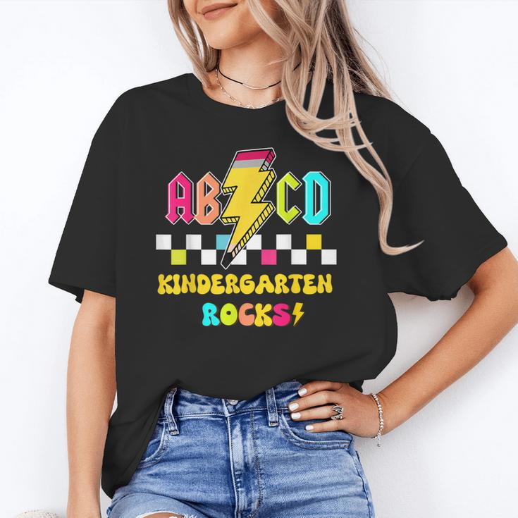 Kindergarten ABCD Rocks Teacher Student Back To School Unisex T-Shirt, funny gift