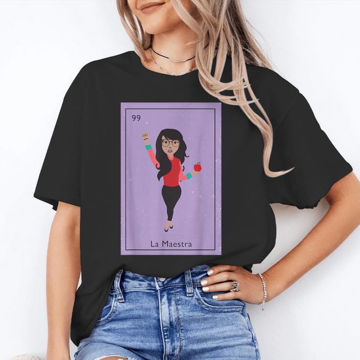 La Maestra Mexican Bingo Card Teacher Lottery Card Unisex T-Shirt, funny gift La Maestra Mexican Bingo Card Teacher Lottery Card Unisex T-Shirt, funny gift