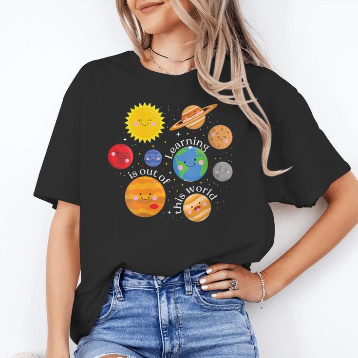 Learning Is Out Of This World Science Teacher Planets Unisex T-Shirt, Science Teacher Shirts, funny gift Learning Is Out Of This World Science Teacher Planets Unisex T-Shirt, Science Teacher Shirts, funny gift