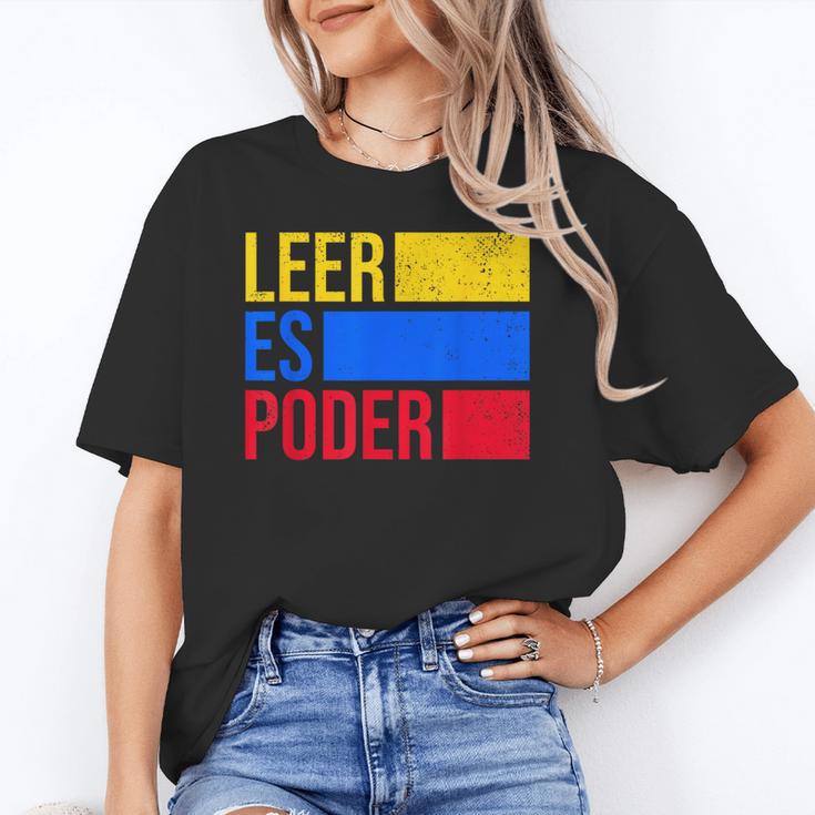 Leer Es Poder Colombian Spanish Teacher Maestra Colombia Unisex T-Shirt, funny gift Leer Es Poder Colombian Spanish Teacher Maestra Colombia Unisex T-Shirt, funny gift