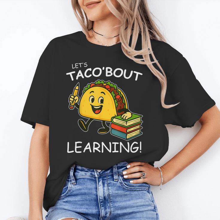 Let's Taco Bout Learning Back To School Teacher Kids Unisex T-Shirt, funny gift Let's Taco Bout Learning Back To School Teacher Kids Unisex T-Shirt, funny gift