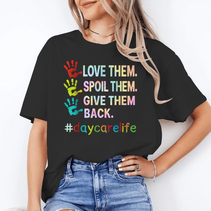 Love Daycare Provider Childcare Teacher Tie Dye Unisex T-Shirt, funny gift Love Daycare Provider Childcare Teacher Tie Dye Unisex T-Shirt, funny gift