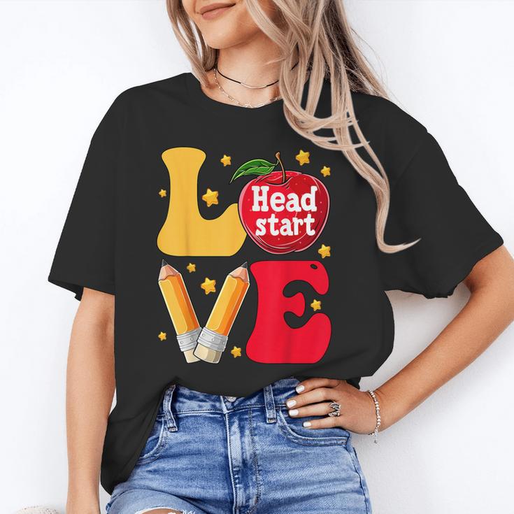 Love Headstart Head Start Teachers First Day Of School Unisex T-Shirt, funny gift Love Headstart Head Start Teachers First Day Of School Unisex T-Shirt, funny gift