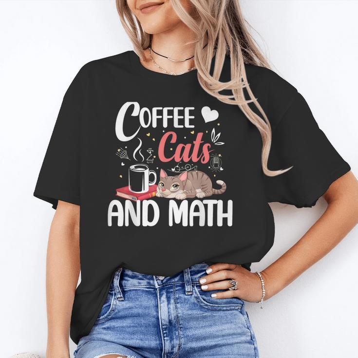 I Love Math Cats And Coffee Heart Mathematics Teacher Unisex T-Shirt, funny gift I Love Math Cats And Coffee Heart Mathematics Teacher Unisex T-Shirt, funny gift