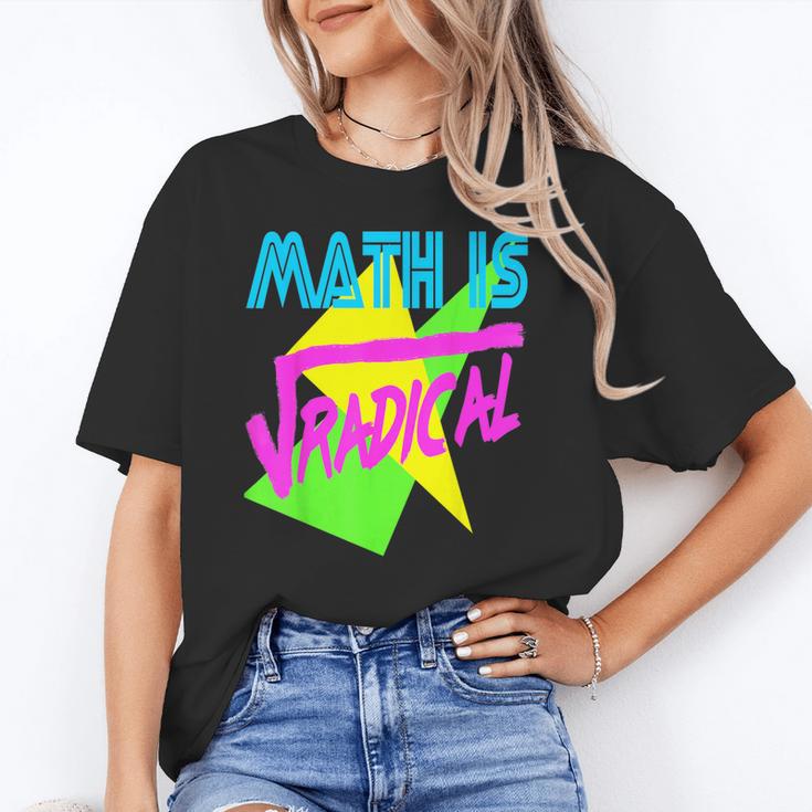 Math Is Radical Retro 80s Vintage Algebra Teacher Unisex T-Shirt, funny gift