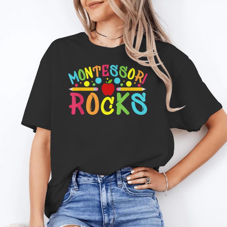 Montessori Rocks Montessori Teacher Back To School Unisex T-Shirt, funny gift