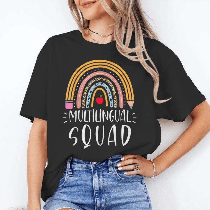 Multilingual Squad Multilingual Teacher Appreciation Kids Unisex T-Shirt, funny gift Multilingual Squad Multilingual Teacher Appreciation Kids Unisex T-Shirt, funny gift