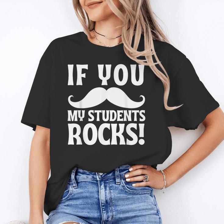 If You Mustache My Students Rock Teacher Mustache Unisex T-Shirt, funny gift If You Mustache My Students Rock Teacher Mustache Unisex T-Shirt, funny gift