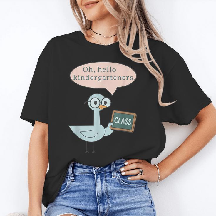 Oh Hello Kindergarteners Shirt Cute Pigeon Teacher Tee Unisex T-Shirt, funny gift Oh Hello Kindergarteners Shirt Cute Pigeon Teacher Tee Unisex T-Shirt, funny gift