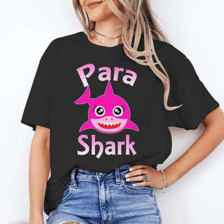 Para Shark Paraprofessional Female Teacher Unisex T-Shirt, funny gift Para Shark Paraprofessional Female Teacher Unisex T-Shirt, funny gift
