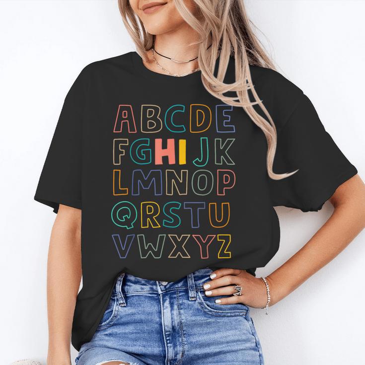 Pre K Kindergarten Hi Alphabet Back To School Teachers Men Women Girls Kids Unisex T-Shirt, funny gift Pre K Kindergarten Hi Alphabet Back To School Teachers Men Women Girls Kids Unisex T-Shirt, funny gift