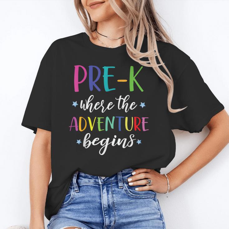 Pre-K Teacher Adventure Begins First Day Preschool Teachers Unisex T-Shirt, funny gift Pre-K Teacher Adventure Begins First Day Preschool Teachers Unisex T-Shirt, funny gift