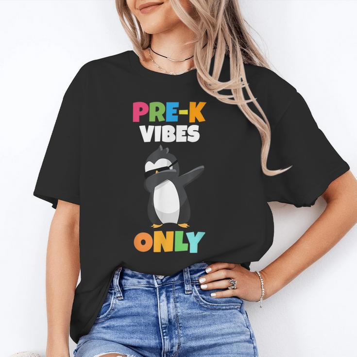 Pre-K Vibes Only Penguin Teachers Kids Back To School Unisex T-Shirt, funny gift