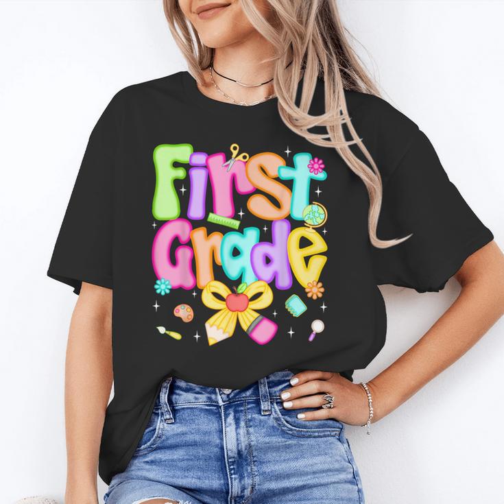 Preppy First Grade Back To School 1st Grade Teacher Girl Kid Unisex T-Shirt, First Grade Teacher Shirts, funny gift Preppy First Grade Back To School 1st Grade Teacher Girl Kid Unisex T-Shirt, First Grade Teacher Shirts, funny gift