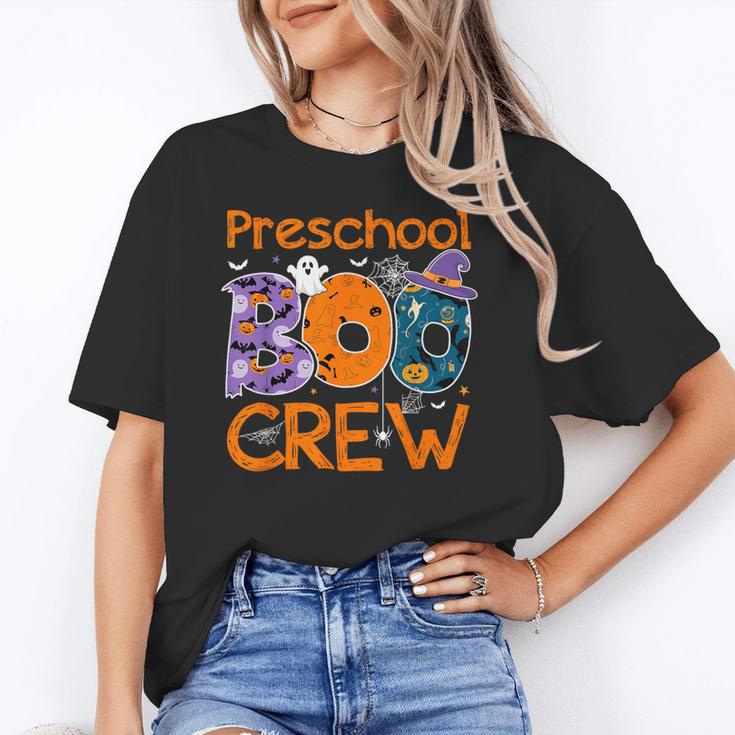 Preschool Boo Crew Preschool Halloween Teacher Kids Unisex T-Shirt, funny gift