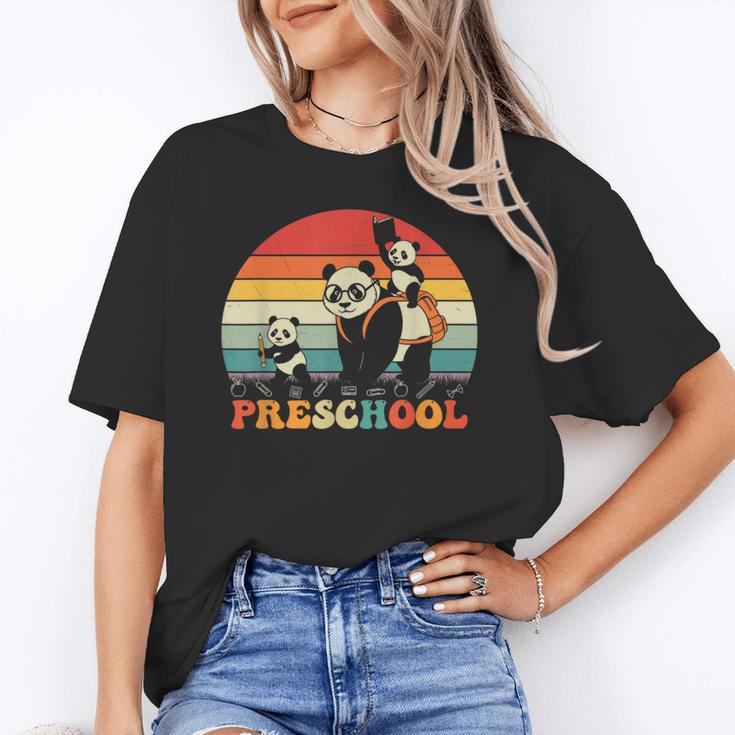 Preschool Panda Back To School Teacher Student Unisex T-Shirt, funny gift Preschool Panda Back To School Teacher Student Unisex T-Shirt, funny gift