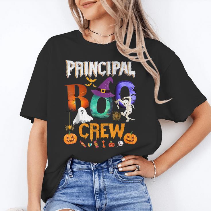 Principal Boo Crew Teacher Student Halloween Costume For Men Women Kids Unisex T-Shirt, funny gift