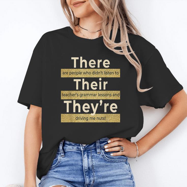 There Their They'Re T Shirt English Grammar Teacher For Men Women Unisex T-Shirt, English Teacher Shirts, funny gift