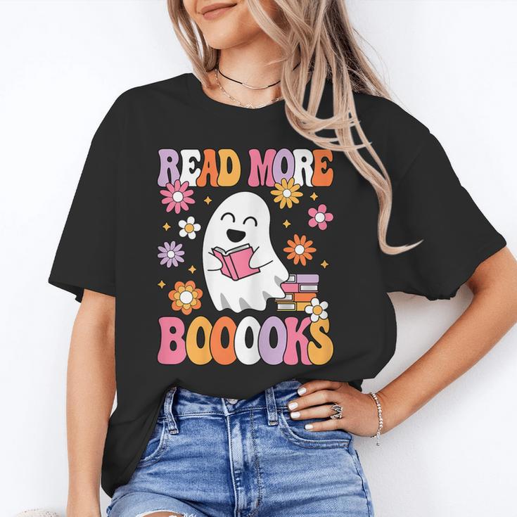Read More Books Groovy Halloween Teacher Women Unisex T-Shirt, Groovy Teacher Shirts, funny gift